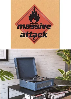 Crosley Voyager Turntable + Massive Attack Blue Lines LP [Best Deal]