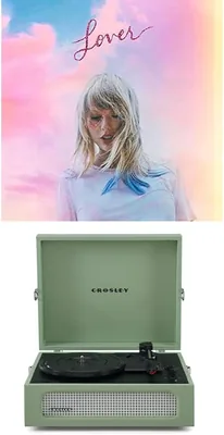 Crosley Voyager Turntable & Taylor Swift Lover Bundle - Best Deal