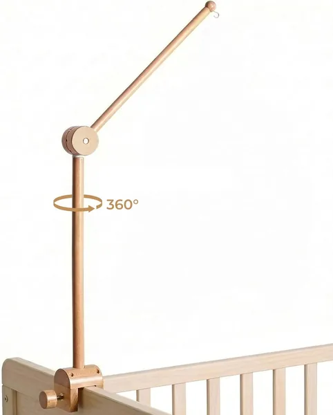 Wooden Mobile Holder for Baby Cot, Changing Table Mobile Holder