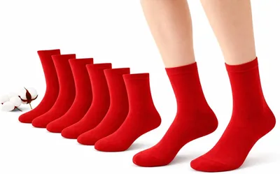 CYS Medias Cortas 6 Pares Uniforme Escolar para Niños Niñas de Alta Algodón