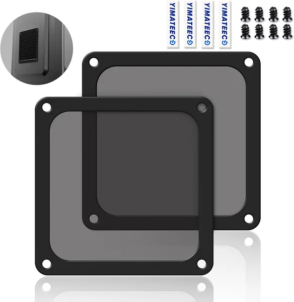 YIMATEECO 120mm Dust Filter PC for Computer Cooler/PSU/Routers Nylon 80 Mesh