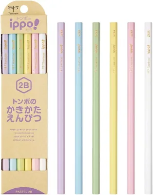 Tombow 鉛筆 イッポ KB-KNPT01-2B 2B パステル 1ダース 32%オフ