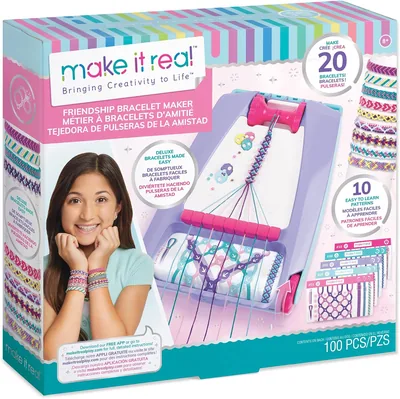 Make It Real Friendship Bracelet Maker, Multi