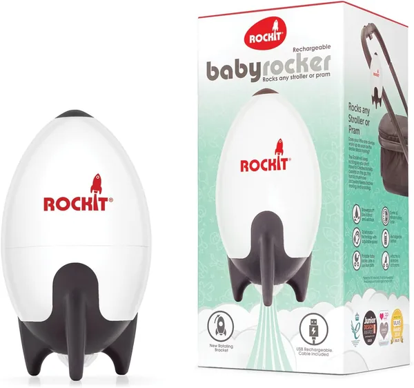 Rockit Rocker Rechargeable Pram Rocker - Baby Pushchair Rocking Device