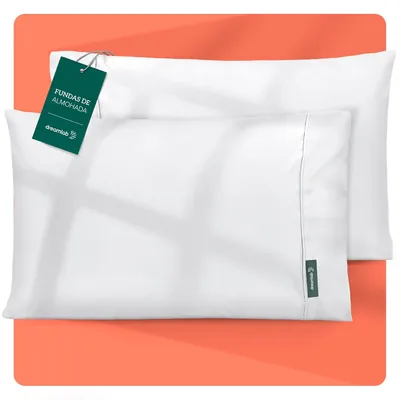 Dreamlab 2 Pack de Fundas de Almohada Premier 1800 Collection | Fundas de Microfibra de Lujo con Doble Cepillado, 12% Off