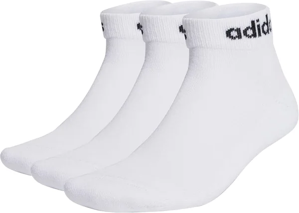 adidas Unisex Adults Linear Ankle Cushioned Socks 3 Pairs
