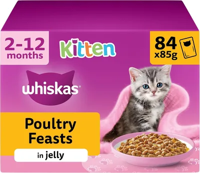 Whiskas Junior Poultry Selection 84 Pouches - 18% Off