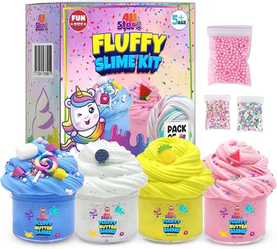 4USTORE Butter Slime Kit 4-Pack - 31% Off