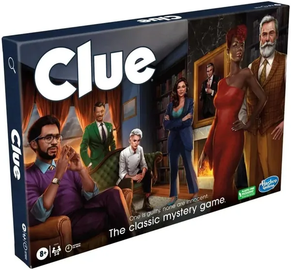 Hasbro Clue Board Game: Reimagined Mystery Detective Fun for 2-6 Players