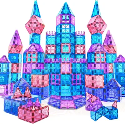 KAEILORU Magnetic Tiles 102PCS STEM Toys