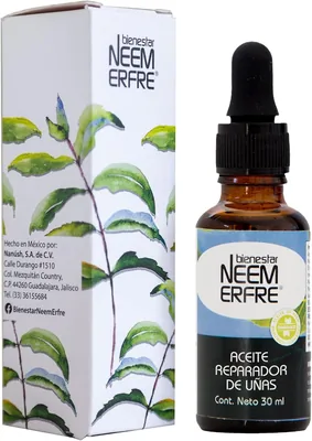 Aceite Reparador de Uñas con Neem y Árbol del Té 30 ml - Bienestar Neem Erfre