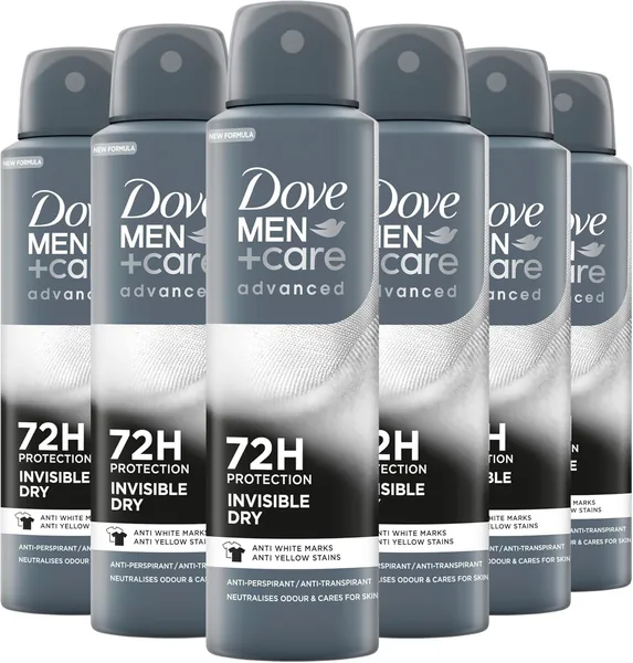Dove Men+Care Advanced Invisible Dry Anti-Perspirant Spray 150ml | 10% Off