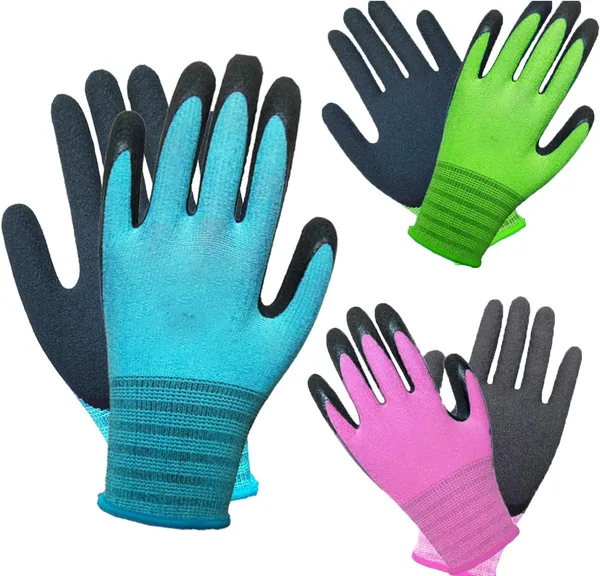 GAVOROHANS 3 Pairs Gardening Gloves