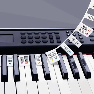 Piano Keyboard Sticker - 88 Key Silicone Labels