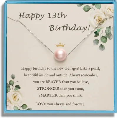 Sereney Sterling Silver Pearl Necklace Gift - Best Deal