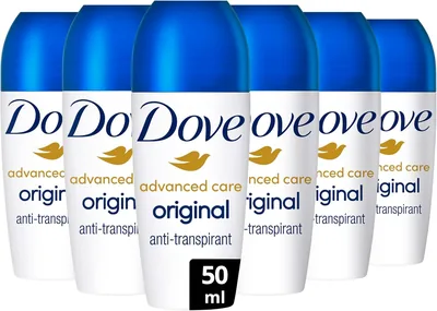 Dove Advanced Care Anti-Transpirant Roll-On Déodorant - Original - Technologie Hydratante Triple Action - 48 Heures d'Anti-Transpiration - Meilleures Affaires