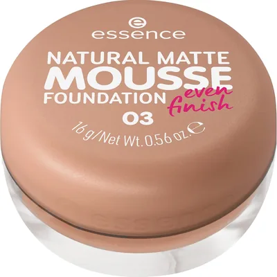 Essence Foundation Natural Matte Mousse Mattiverend Snelle Resultaten (16g) - Beste Deal