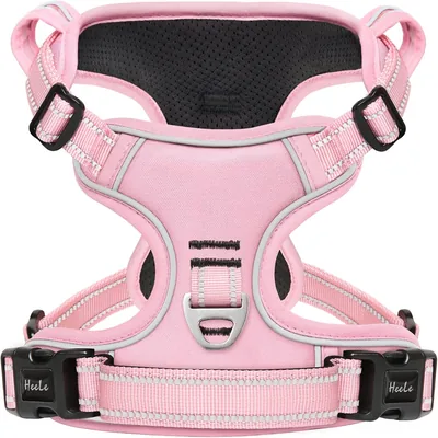 HEELE Dog Harness No-Pull Dog Harness, Anti Pull Chest Harness | S (34-48cm nek, 35-24cm borst), Padat