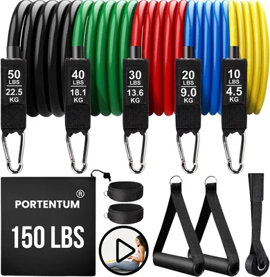 Bandas Elásticas para Yoga, Calistenia, Gimnasio, TRX, Pilates - Hogar Gimnasio