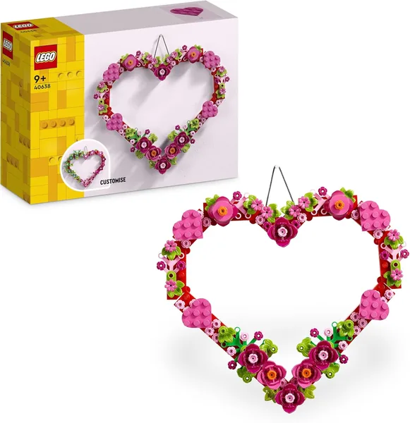 LEGO Heart Ornament Toy - Arts and Crafts Kit