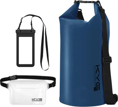 Borsa da Spalla Impermeabile KYG 3 in 1: Sconto del 27% - Capacità 5L/10L/20L