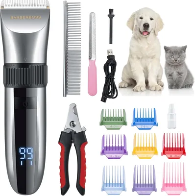 BarberBoss Dog Clipper 8% Off - Cordless Waterproof Trimmer