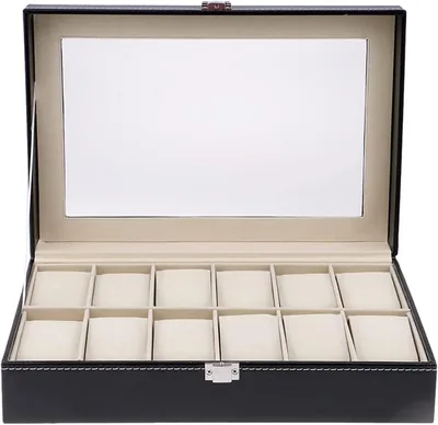 SKY-TOUCH 12 Grid Watch Box - 12% Off