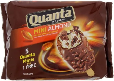 Quanta Mini Ice Cream Stick Almond 50ml Pack of 6