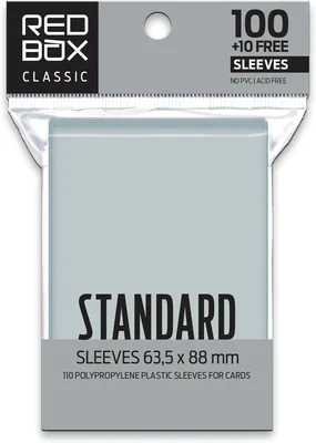 Sleeve Clássico: Padrão 63x88mm, Redbox, TCG, Plástico para Proteção de Cartas - Melhor Preço
