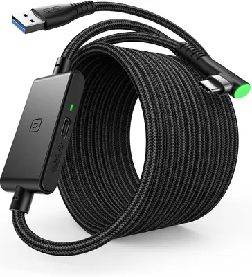 INIU Link Cable 16FT VR Cable for Oculus Quest 2, Gaming PC Steam VR