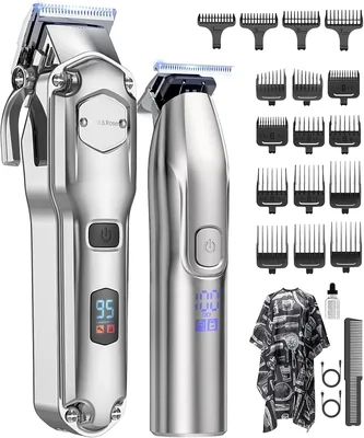Jack & Rose Härklippare och Trimmer Set Cordless Härklippare för Herrer Barber Set Best Price