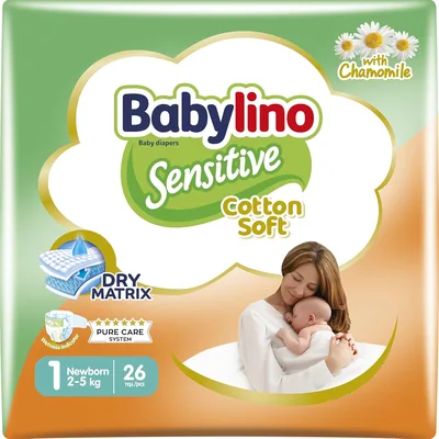 Pannolini Babylino Sensibili Newborn Taglia 1, Neonato (2-5 kg), 26 Unità - Miglior Affare