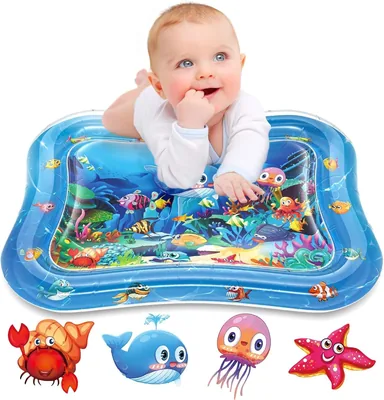 Infinno Wassermatte Baby Wasserspielmatte Spielmatte 3-6-9 Monate Blau Ozean - 49% Rabatt