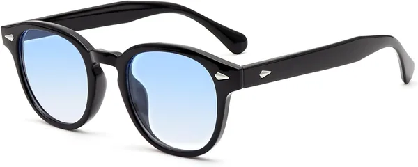 Occhiali da sole sportivi vintage LHSDMOAT anni '70 Rotondi UV400 Stile Profondo per Uomini e Donne Colori Vivaci per Guida Viaggio