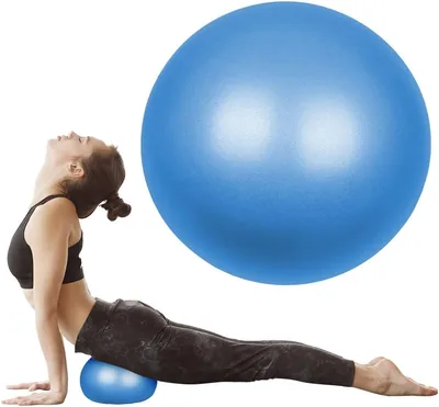 Flintronische 25 cm Mini Pilatesbal, Klein Anti-Scheur Oefenbal voor Yoga, Pilates, Evenwicht, Fysiotherapie en Stretchen