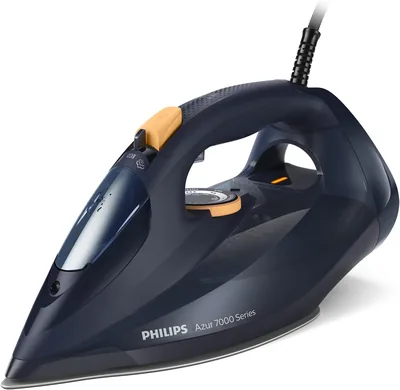Philips Azur 7000 Series Steam Iron - 3000 W, 550/min, 250 g Steam Puff, Vertical Vapor, SteamGlide - 11% Off