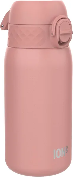 ION8 Lichtgewicht Stalen Kinder Waterfles, 400ml/13oz, Zonder Isolatie, Lekdicht, Makkelijk te Openen, Veilige Vergrendeling, Afwasmachine