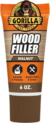 Gorilla 6oz Wood Filler, Walnut