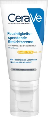 CeraVe Feuchtigkeitsspendende Gesichtscreme LSF 30, Tagescreme für normale bis trockene Haut, 3x 50ml Best Deal