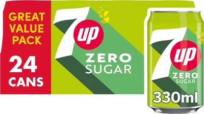 7UP Zero Lemon Lime Cans 24 x 330ml Best Deal