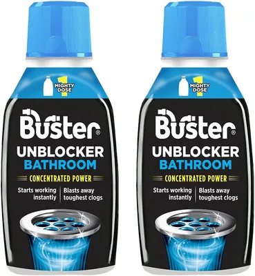 Buster Bathroom Drain Unblocker Pack of 2