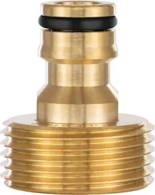 Poppstar Tap Connector med 1" männlig tråd och hos coupler nippl för gardenhosa (Kompatibel med Gardena)