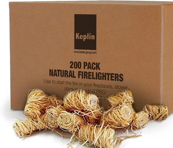 KEPLIN Natural Firelighters - 200 Pack