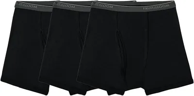 Bóxer Low Rise Fruit of The Loom para Hombre - Algodón, 3 Piezas