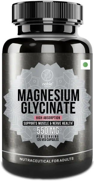 High Absorption Magnesium Glycinate - 120 Veg Capsules