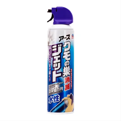 クモのスプ 消滅ジェット 水ベース型 400ml - 蜘蛛のウェブ除去、防除、駆除、予防