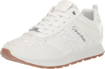Calzado deportivo Calvin Klein para mujer - Tenis, blanco/negro, Talla 38