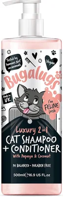 BUGALUGS Cat Shampoo & Conditioner 500ml - 50% Off