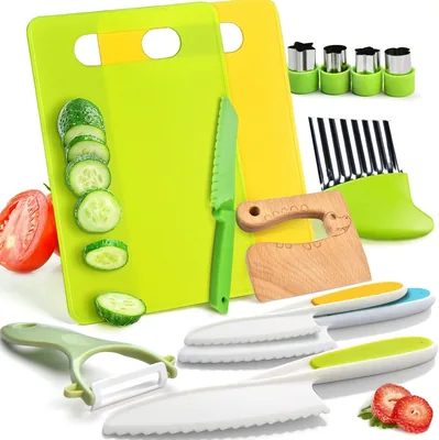 Kids Safe Knife Set - 13 Pieces Best Deal