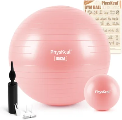 PhysKcal Gymnastikball Set 43% Rabatt | 23cm Pilatesball inkl.